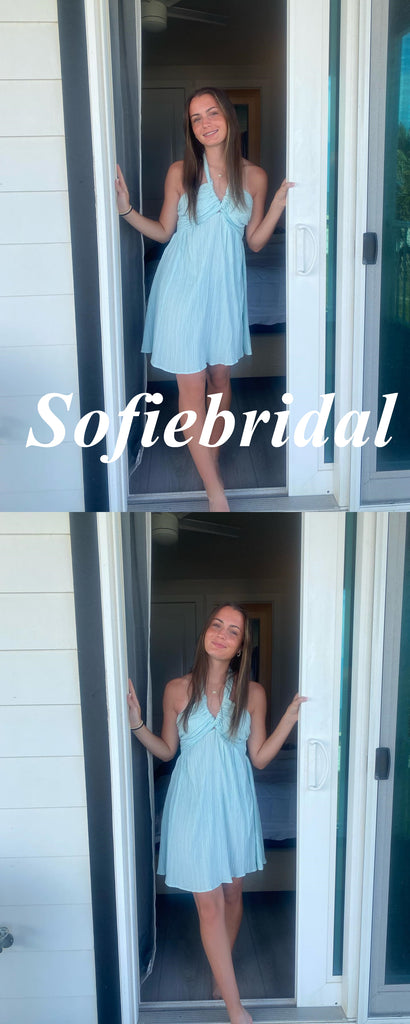 Sexy Spaghetti Straps V-Neck Sleeveless A-Line Mini Dresses/ Homecoming Dresses, HD0281