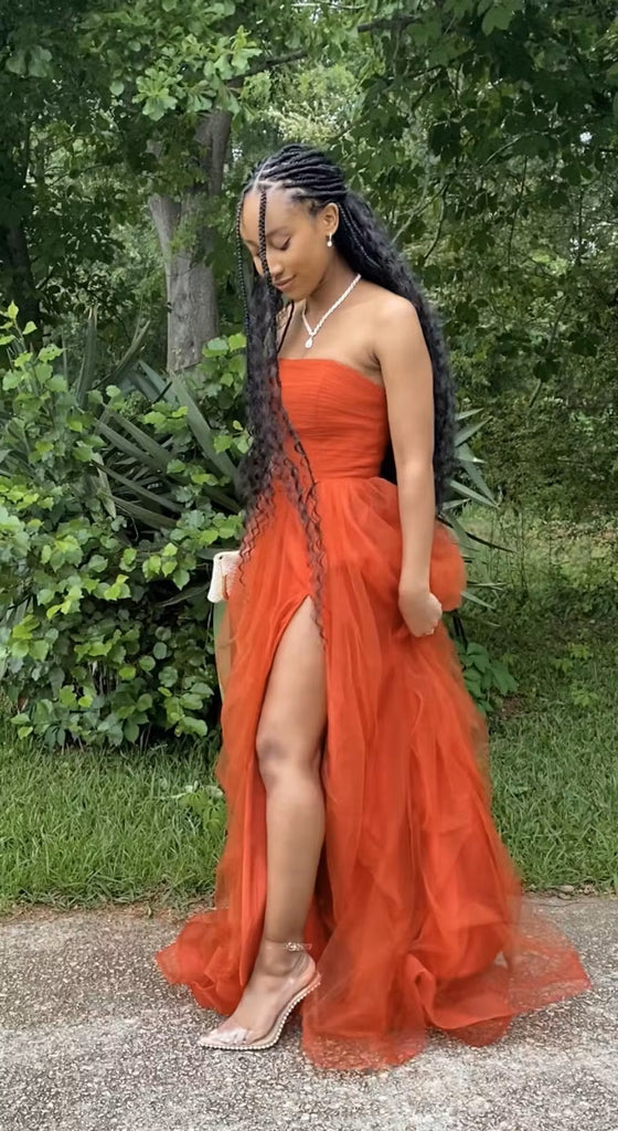 Elsa Hosk Cannes Film Festival Red Carpet Red Prom Dresses, PD0904