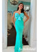 Sexy Lace Sweetheart Sleeveless Mermaid Floor Length Prom Dress With Bow Tie, PD01056