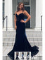 Sexy Spaghetti Straps V-Neck Sleeveless Mermaid Maxi Prom Dress, PD01149