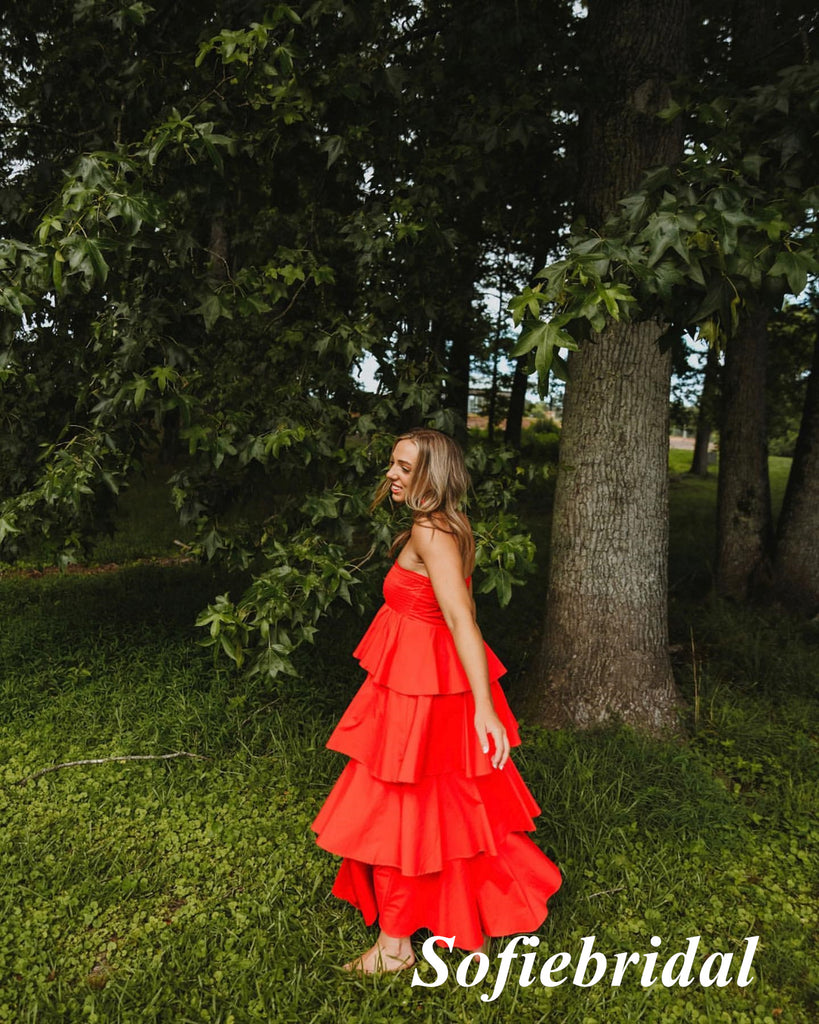 Sexy Sweetheart Sleeveless A-Line Floor Length Prom Dress, PD01076