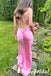 Sexy Soft Satin Spaghetti Straps Sleeveless Open Back Mermaid Maxi Prom Dress, PD01152