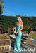Sexy Soft Satin Off Shoulder Sleeveless Mermaid Maxi Prom Dress, PD01151