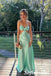 Sexy Soft Satin Spaghetti Straps Sleeveless Mermaid Maxi Prom Dress, PD01160