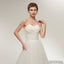 Sweetheart Ivory Tulle Lace up back Wedding Dresses With Train, WD0458