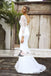 Long Sleeve See Through Lace Mermaid V-back Wedding Dresses, Romantic Bridal Gown, WD0248