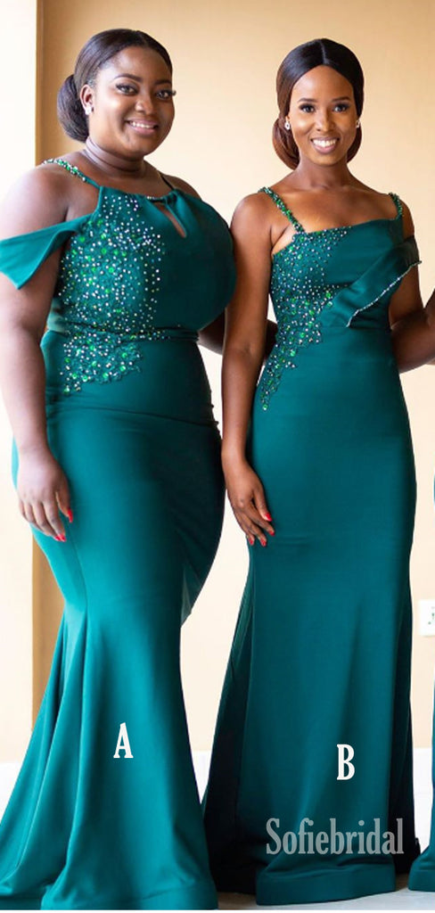 Sexy Mermaid Floor-length Cheap Bridesmaid Dresses,SFWG00352