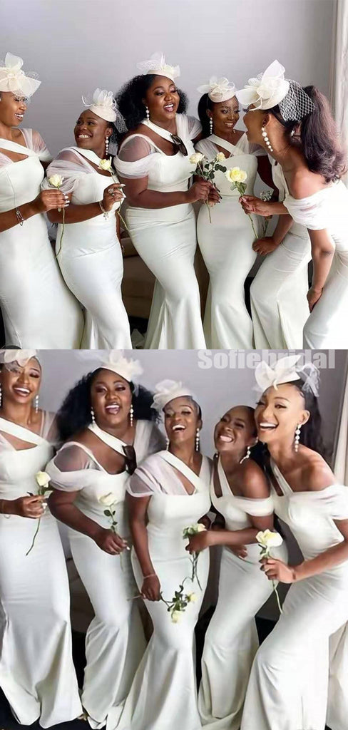 Simple Mermaid Long Bridesmaid Dresses Online,SFWG00378