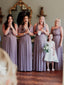 New Mismatched Floor-length Simple Long Bridesmaid Dresses Online,SFWG00395