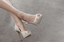 Ivory Lace High Heels Fish Toe Sexy Wedding Bridal Shoes, S012