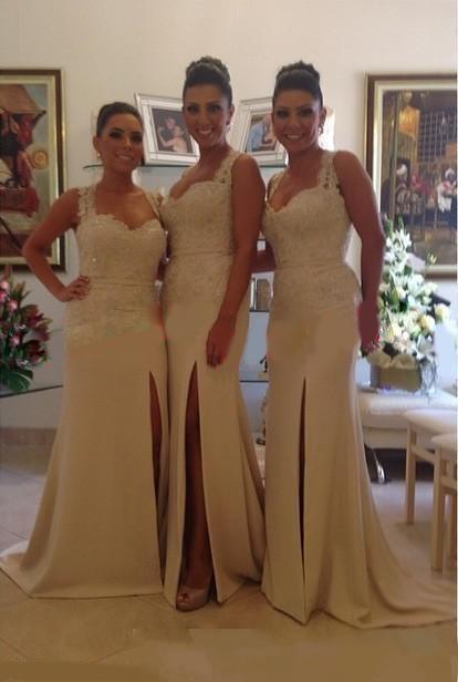 Off Shoulder Sweetheart Side Split Lace Sexy Mermaid Affordable Wedding Guest Dresses