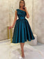 Popular One-shoulder A-line Homecoming Dresses,SF0037