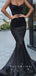 Mermaid V-Neck Spaghetti Straps Simple Long Prom Dresses,SFPD0022