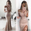 Off Shoulder Lace Mermaid Sexy Side Slit Prom Dresses, Long Prom Dresses, Evening Dresses, PD0326