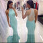High Neck Prom Dress, Mermaid Prom Dress, Blue Party Dress, Sexy Prom Dress, Custom Prom Dresses, Evening dresses, Prom Dresses, Long Prom Dresses,PD0030