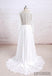 Long Sleeves Lace See Through Cheap Beach Wedding Dresses Online, WD380