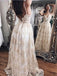 Sexy Backless Spahgetti Straps A-line Lace Wedding Dresses Online, WD354
