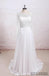 Long Sleeves Lace See Through Cheap Beach Wedding Dresses Online, WD380