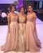 Off Shoulder Beaded Long A-line Satin Wedding Guest Dress, Bridesmaid Dresses, WG35