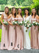 Mismatched Floor-length Simple Cheap Bridesmaid Dresses,SFWG00368