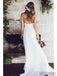 Sexy Backless Unique Casual Cheap Beach Wedding Dresses, WD311