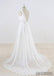 Elegant Unique V Neck Cheap Beach Wedding Dresses Online, WD374
