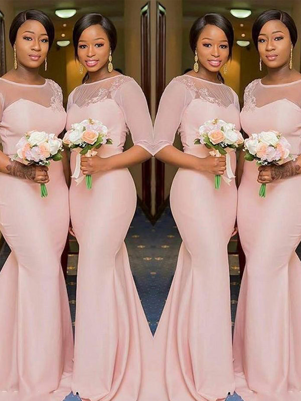 Mermaid Sweetheart Simple Floor-length Cheap Bridesmaid Dresses,SFWG00360