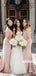 Simple Off Shoulder Mermaid Cheap Bridesmaid Dresses,SFWG0039
