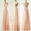 Popular Junior Pretty Chiffon Sweet Heart Backless Floor-Length Maxi Cheap Bridesmaid Dresses, WG67