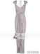 Cap Sleeve Beaded Jersey Grey Bridesmaid Dresses, Long Bridesmaid Dresses, Cheap Bridesmaid Dresses, PD0489