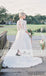 Elegant Lace Top Wedding Dresses, Half Sleeves Tulle Bridal Gown, Wedding Dresses, WD0264