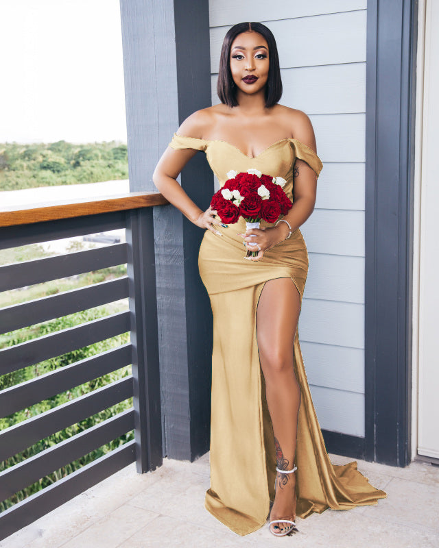 Mismatched Emerald Green Mermaid Cheap Bridesmaid Dresses Online,BD2026