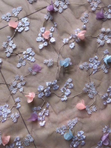 Spaghetti Floral Prom Dresses, Blue Prom Dresses, A-line Prom Dresses, Prom Dresses, PD0677