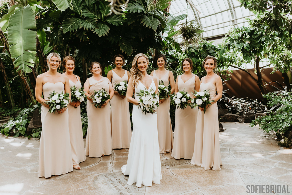 Sheath Floor-length V-neck Sweetheart Long Simple Bridesmaid Dresses, BD1078