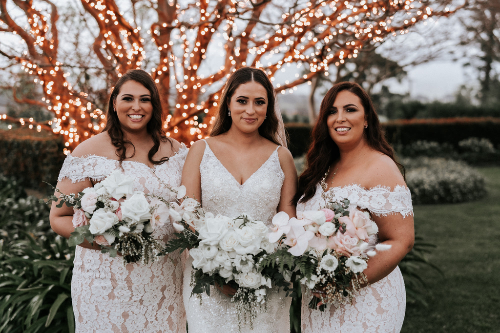 Mermaid Off-shoulder Sleeveless Lace Long Bridesmaid Dresses, BD1116