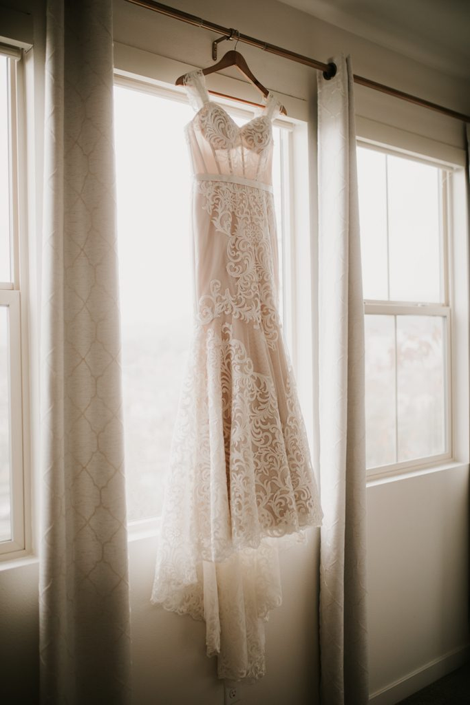 Mermaid Off-shoulder Backless Lace Appliques Wedding Dresses, WD0503