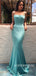 Sheath Spaghetti Straps Long Simple Cheap Prom Dresses, PD1007