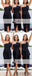 Black Bridesmaid Dresses, Elegant Bridesmaid Dresses, Cheap Bridesmaid Dresses,PD0503