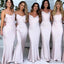 Spaghetti Sheath Bridesmaid Dresses, Elastic Satin Bridesmaid Dresses, Cheap Bridesmaid Dresses, PD0702