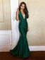 Sexy V-neck Prom Dresses, Mermaid Prom Dresses, Long Prom Dresses, Cheap Prom Dresses, PD0625