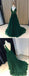 V-neck Green Sequin Tulle Prom Dresses, Lovely Prom Dresses, Prom Dresses, PD0594
