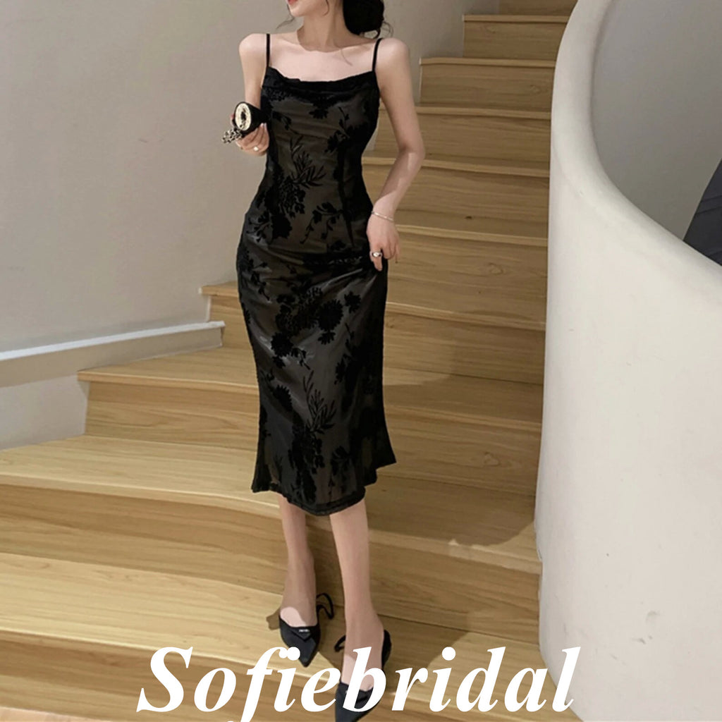 Sexy Spaghetti Straps Sleeveless Short Prom Dresses/Homecoming Dresses With Split,HD0218