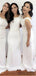 Mermaid Simple Cheap Long Satin Bridesmaid Dresses With Train, BD0574