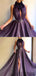 Mermaid Long A-line Shiny Purple Prom Dresses, Formal Dresses, PD0820