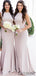 Sheath Sleeveless Cheap Simple Long Bridesmaid Dresses, BD1026