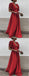 Deep V-neck Red Prom Dresses, A-line Prom Dresses, Cheap Prom Dresses, Prom Dresses, PD0649