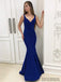 Simple Mermaid Prom Dresses, Royal Blue Prom Dresses, Cheap Prom Dresses, PD0661