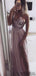 Spaghetti Sequin Prom Dresses, Side Slit Prom Dresses, Cheap Prom Dresses, PD0718