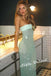 Shiny Special Fabric Sweetheart Sleeveless Sheath Maxi Prom Dress, PD01172