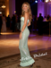 Shiny Special Fabric Sweetheart Sleeveless Sheath Maxi Prom Dress, PD01172